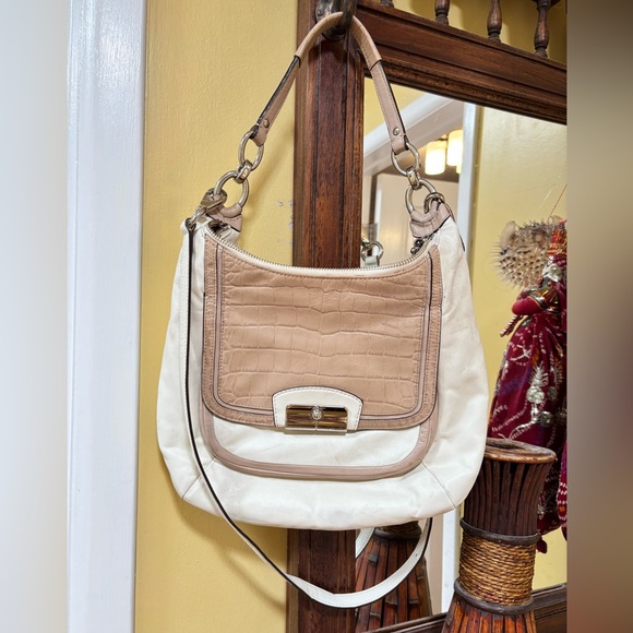 Coach Handbags - Coach Cream and White Women's Bag